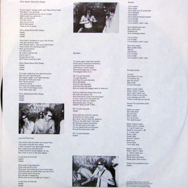 AC/DC - Dirty Deeds Done Dirt Cheap - 1981