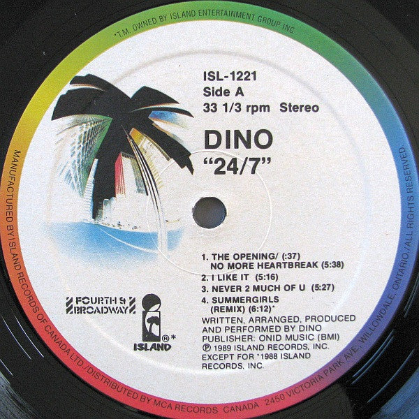 Dino  - 24/7 Vinyl Record