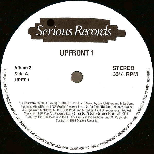 Various - Upfront 1