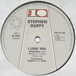 Stephen Duffy - I Love You