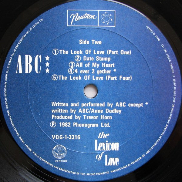 ABC - The Lexicon Of Love