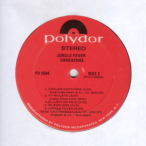 Chakachas - Jungle Fever - 1972