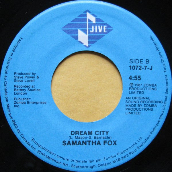 Samantha Fox - Nothing's Gonna Stop Me Now