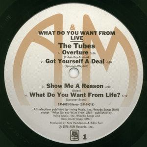 The Tubes - What Do You Want From Live