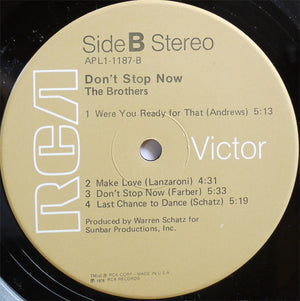 The Brothers - Don't Stop Now