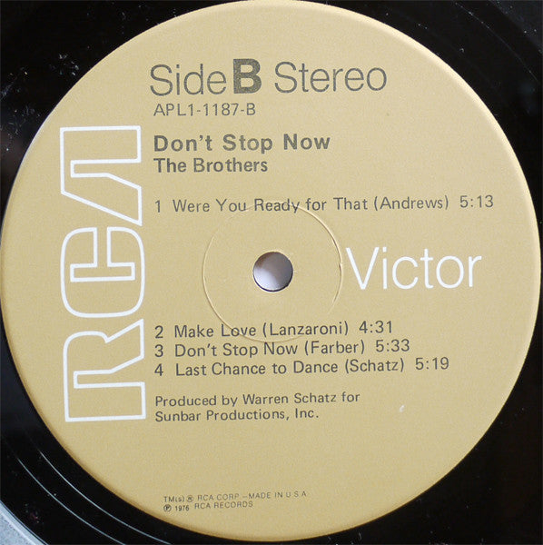 The Brothers - Don't Stop Now