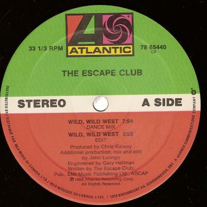 The Escape Club - Wild, Wild West (Dance Mix)