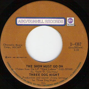 Three Dog Night - The Show Must Go On Vinyl Record