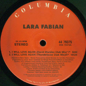 Lara Fabian - I Will Love Again