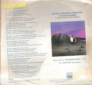 Stevie Wonder - Go Home Vinyl Record