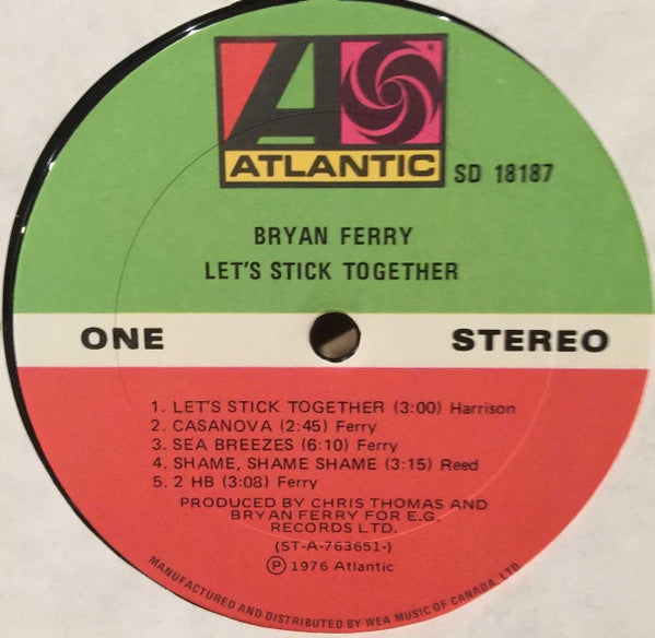 Bryan Ferry - Let's Stick Together - 1976