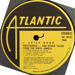 The J. Geils Band - Nightmares ...And Other Tales From The Vinyl Jungle