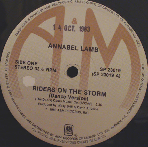 Annabel Lamb - Riders On The Storm