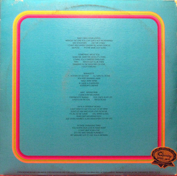 Four Tops - Anthology - 1974