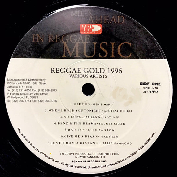 Various - Reggae Gold 1996 - 1996