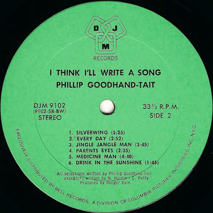 Phillip Goodhand-Tait - I Think I'll Write A Song