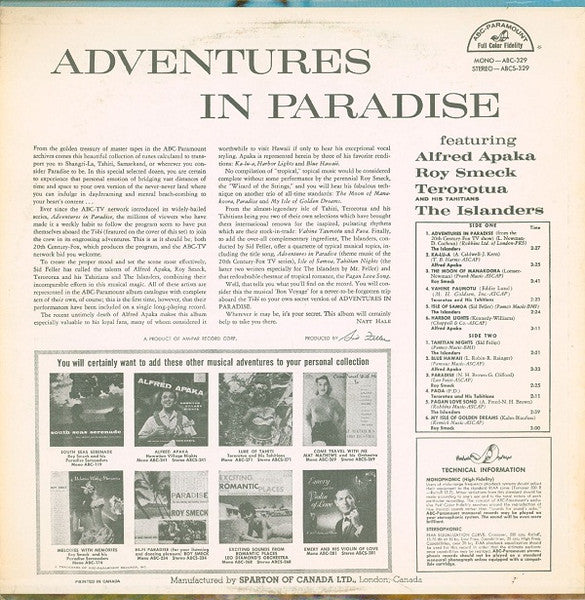 Various - Adventures In Paradise