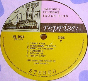 Jimi Hendrix Experience - Smash Hits Vinyl Record