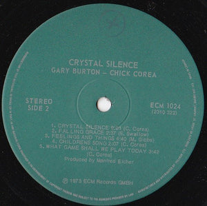 Gary Burton / Chick Corea - Crystal Silence - 1977
