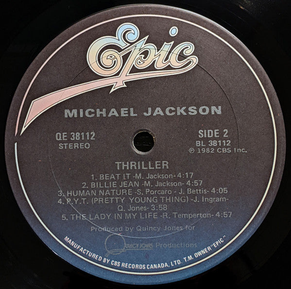 Michael Jackson - Thriller Vinyl Record