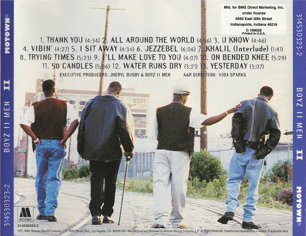 Boyz II Men - II (CD) - 1994