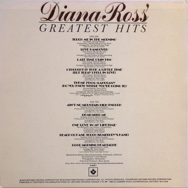 Diana Ross - Diana Ross' Greatest Hits