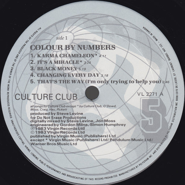 Culture Club - Colour By Numbers