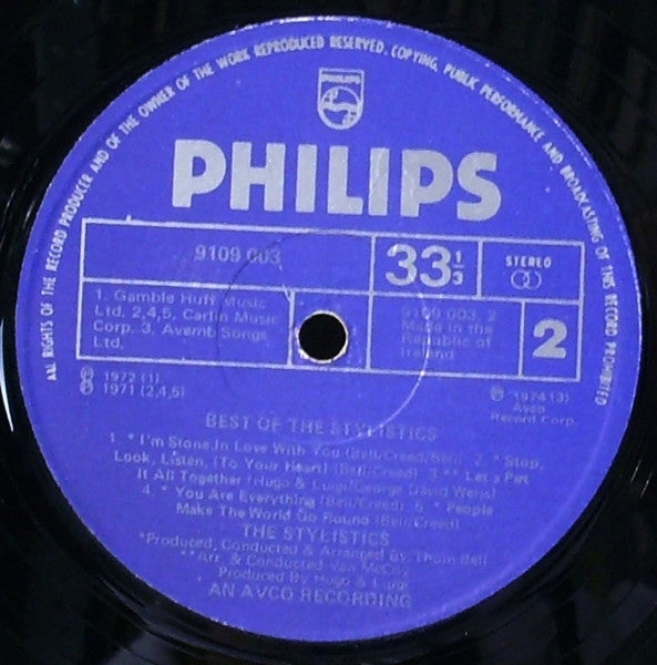 Stylistics, The - The Best Of The Stylistics - 1974