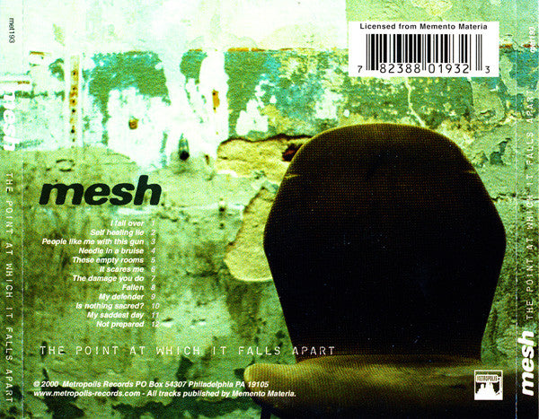 Mesh - The Point At Which It Falls Apart (CD) - 2000