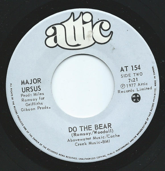 Major Ursus - Ba-Dum Ba-Dum (Ba-Dum Ba-Dum-Dum) - 1977