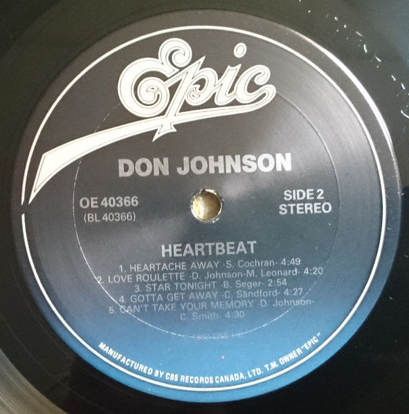 Don Johnson - Heartbeat - 1986