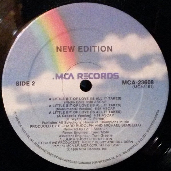 New Edition - A Little Bit Of Love (Is All It Takes) - 1986