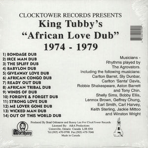 King Tubby - King Tubby's "African Love Dub" 1974 - 1979 - 2013