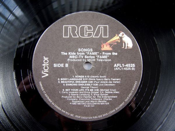 The Kids From Fame - Songs