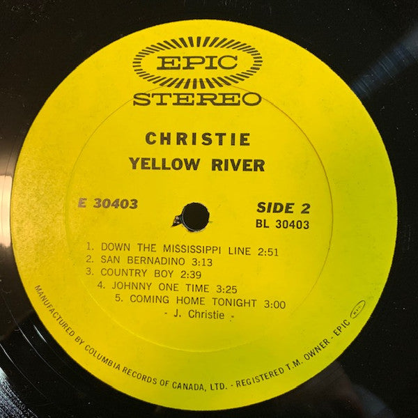 Christie - Yellow River - 1970