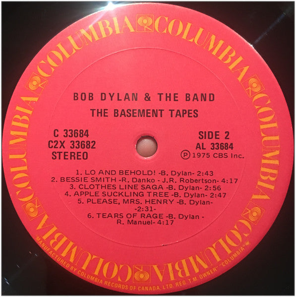 Bob Dylan & Band, The - The Basement Tapes - 1975