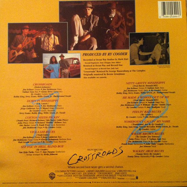 Ry Cooder - Crossroads (Original Motion Picture Soundtrack) Vinyl Record