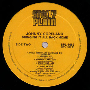 Johnny Copeland - Bringing' It All Back Home Vinyl Record