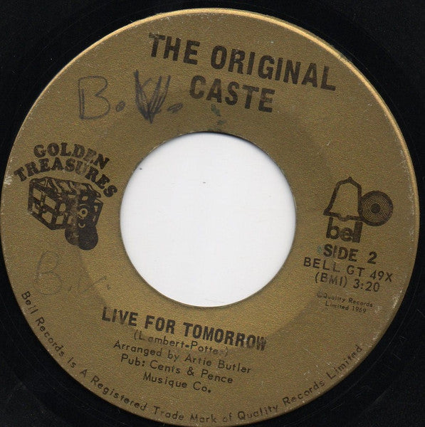Original Caste, The - One Tin Soldier / Live For Tomorrow - 1973