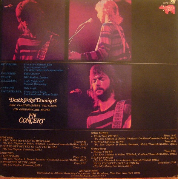 Derek & The Dominos - In Concert - 1973
