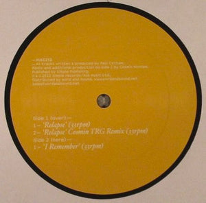 Cottam - Relapse EP Vinyl Record