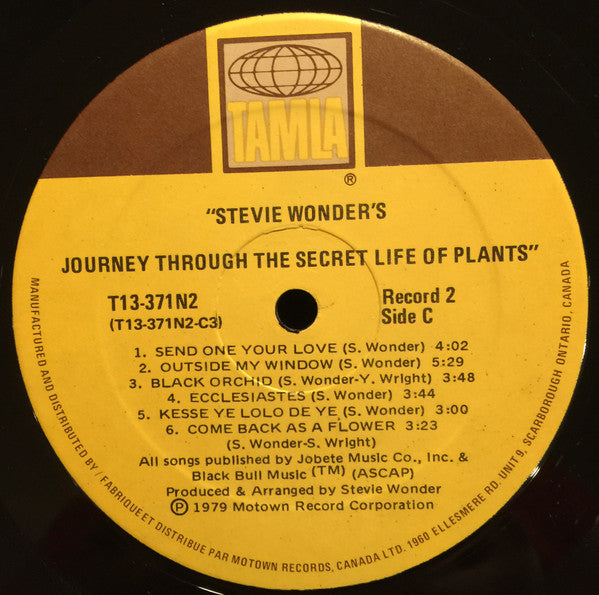 Stevie Wonder - Journey Through The Secret Life Of Plants - 1979