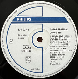 Jorge Ben - Sabor Tropical - 1986