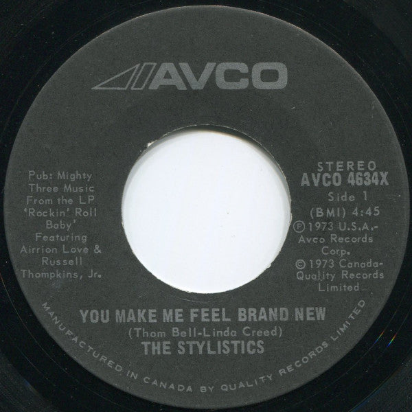 The Stylistics - You Make Me Feel Brand New Vinyl Record