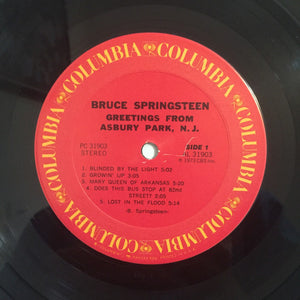 Bruce Springsteen - Greetings From Asbury Park, N.J. Vinyl Record