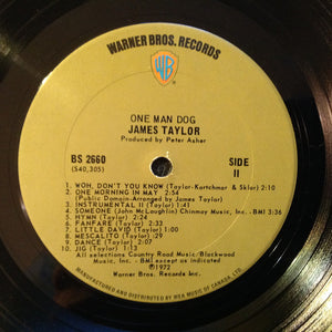 James Taylor  - One Man Dog Vinyl Record