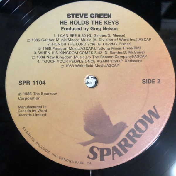 Steve Green - He Holds The Keys - 1985
