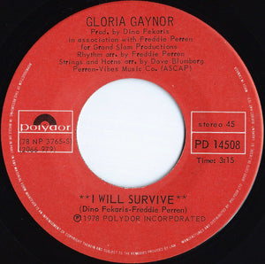 Gloria Gaynor - I Will Survive / Substitute Vinyl Record