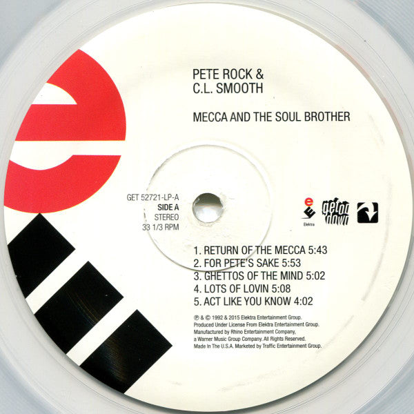 Pete Rock & C.L. Smooth - Mecca And The Soul Brother - 2016