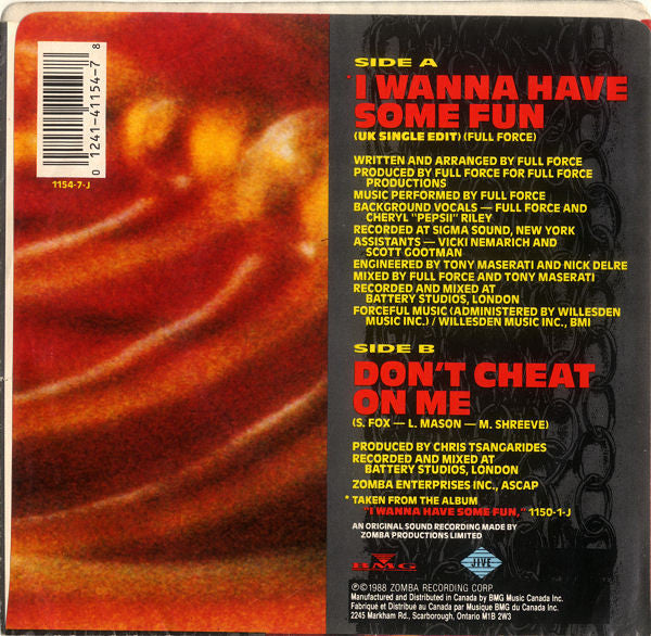 Samantha Fox - I Wanna Have Some Fun
